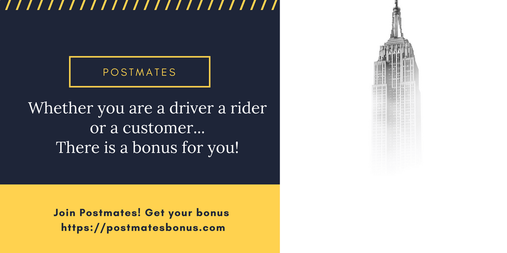 Postmates Referral Code Manhattan Sign up