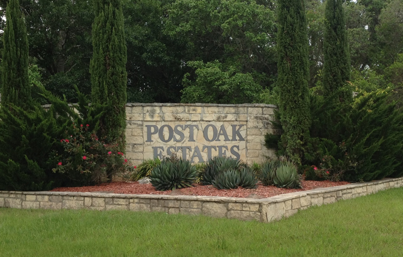 to Post Oak Estates