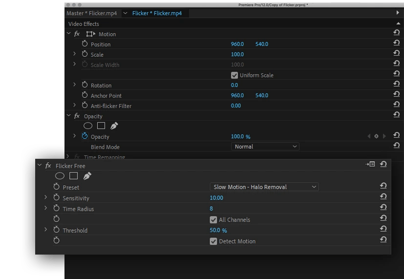 How To Remove Light Flicker From a Video in Premiere Pro Postpace Blog