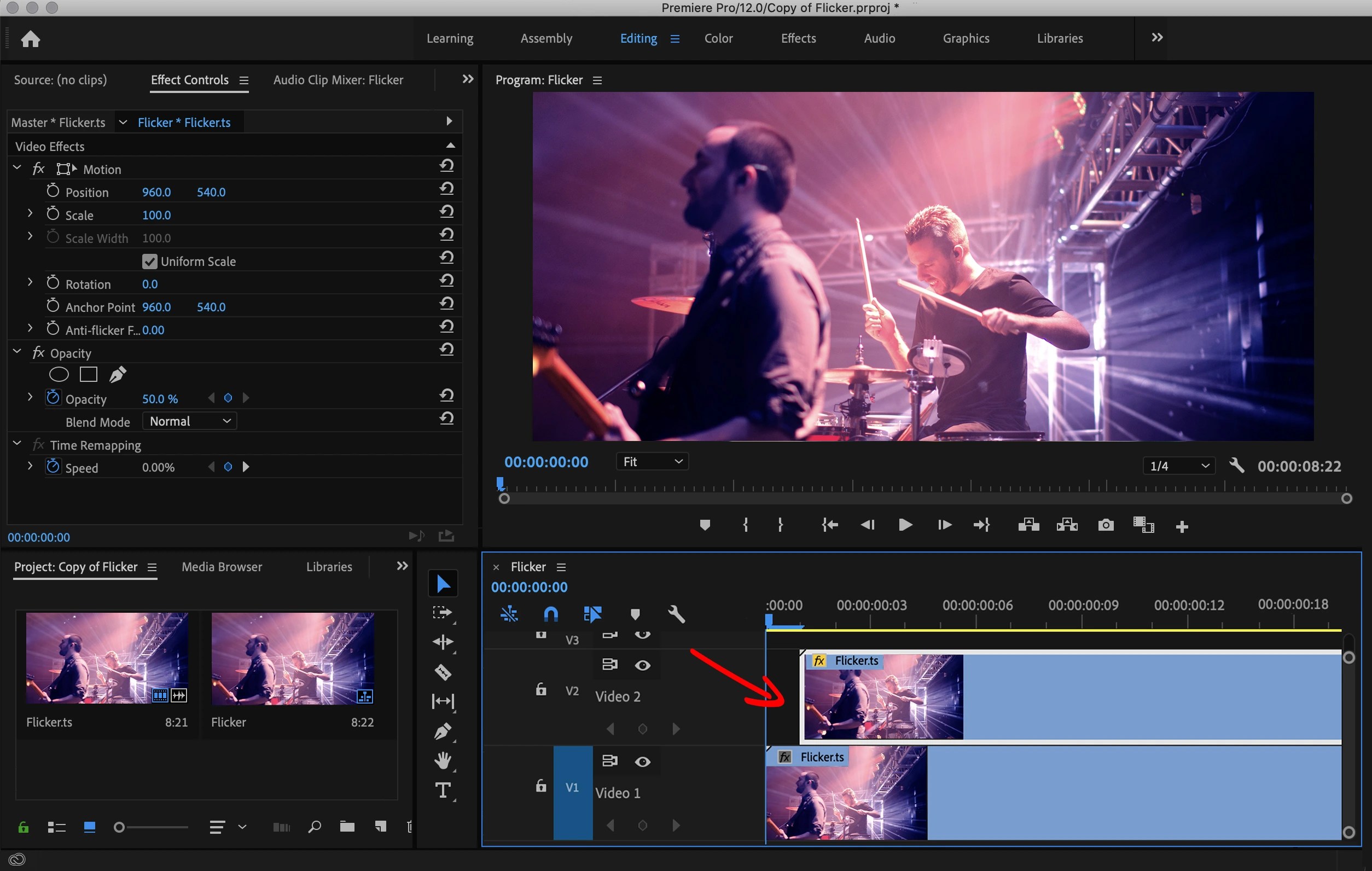 How To Remove Light Flicker From a Video in Premiere Pro Postpace Blog