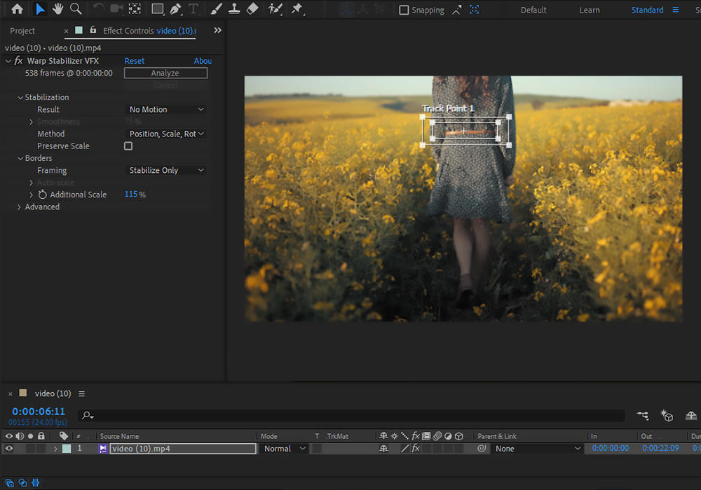 How To Stabilize Shaky Video Footage In After Effects Postpace Blog