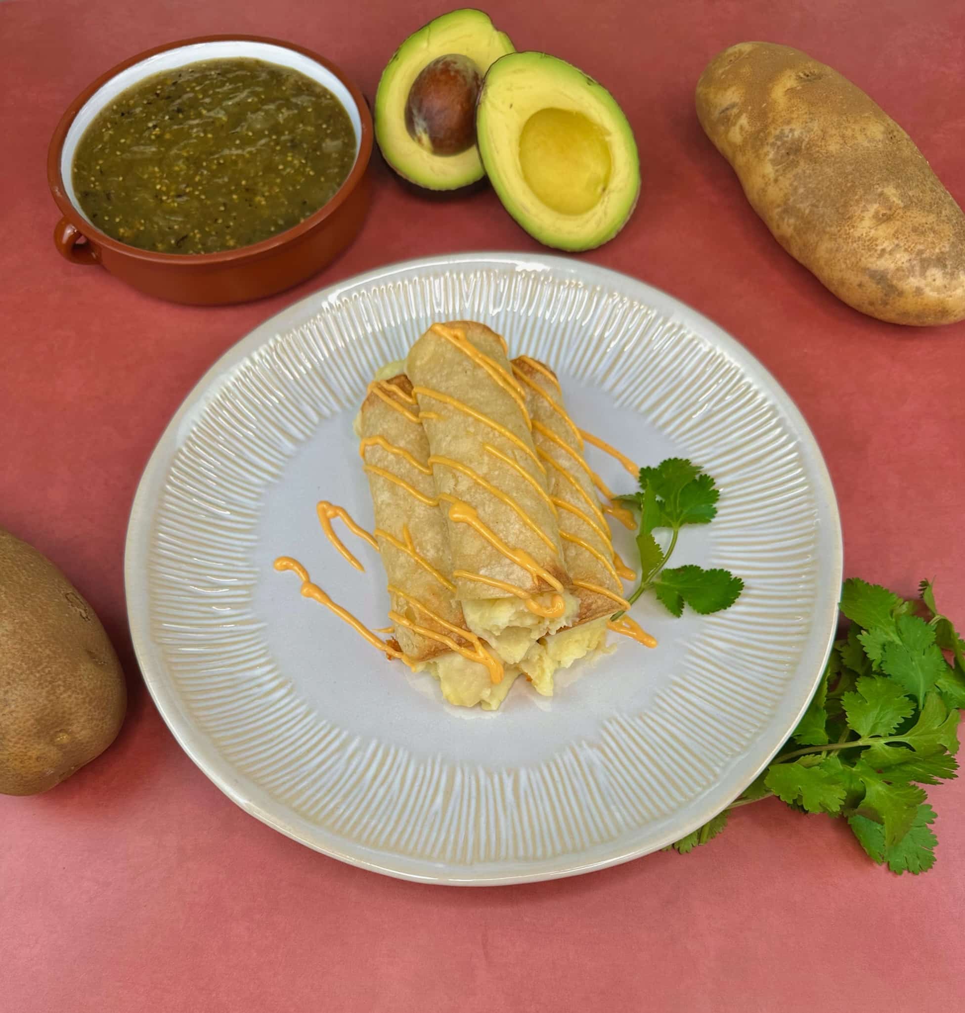 Air Fryer Potato Taquitos Potatoes USA