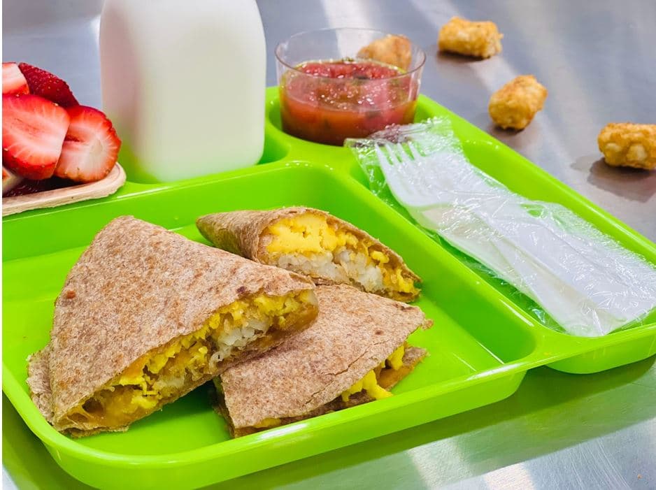 Potato Egg and Cheese Quesadilla Potatoes USA