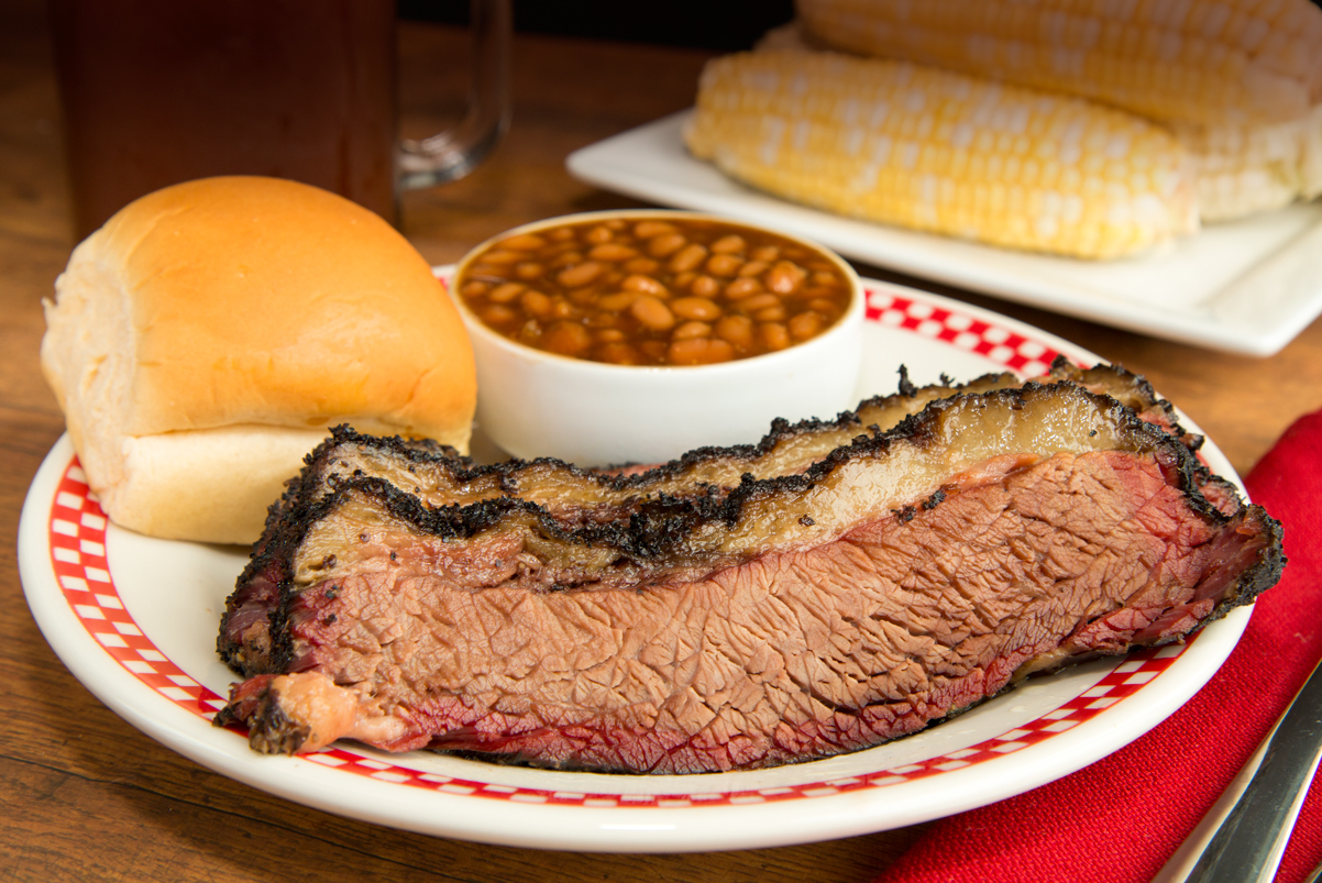 Barbecue Beef Brisket Martin's Famous Potato Rolls and