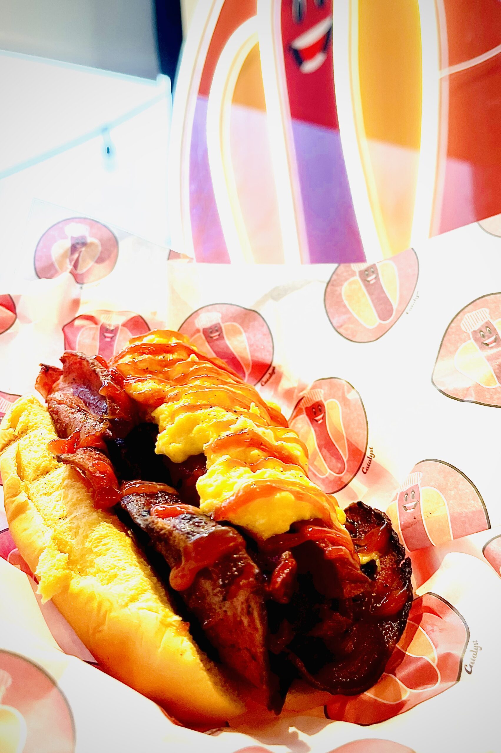 Catalyst Hot Dogs Taylor Ham, Egg, & Cheese Hot Dog Martin's Famous