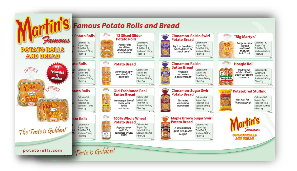 FAQs Martin's Famous Potato Rolls and Bread