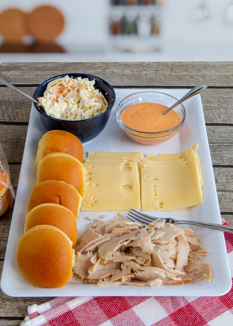 TurkeySliders_Tray Martin's Famous Potato Rolls and Bread