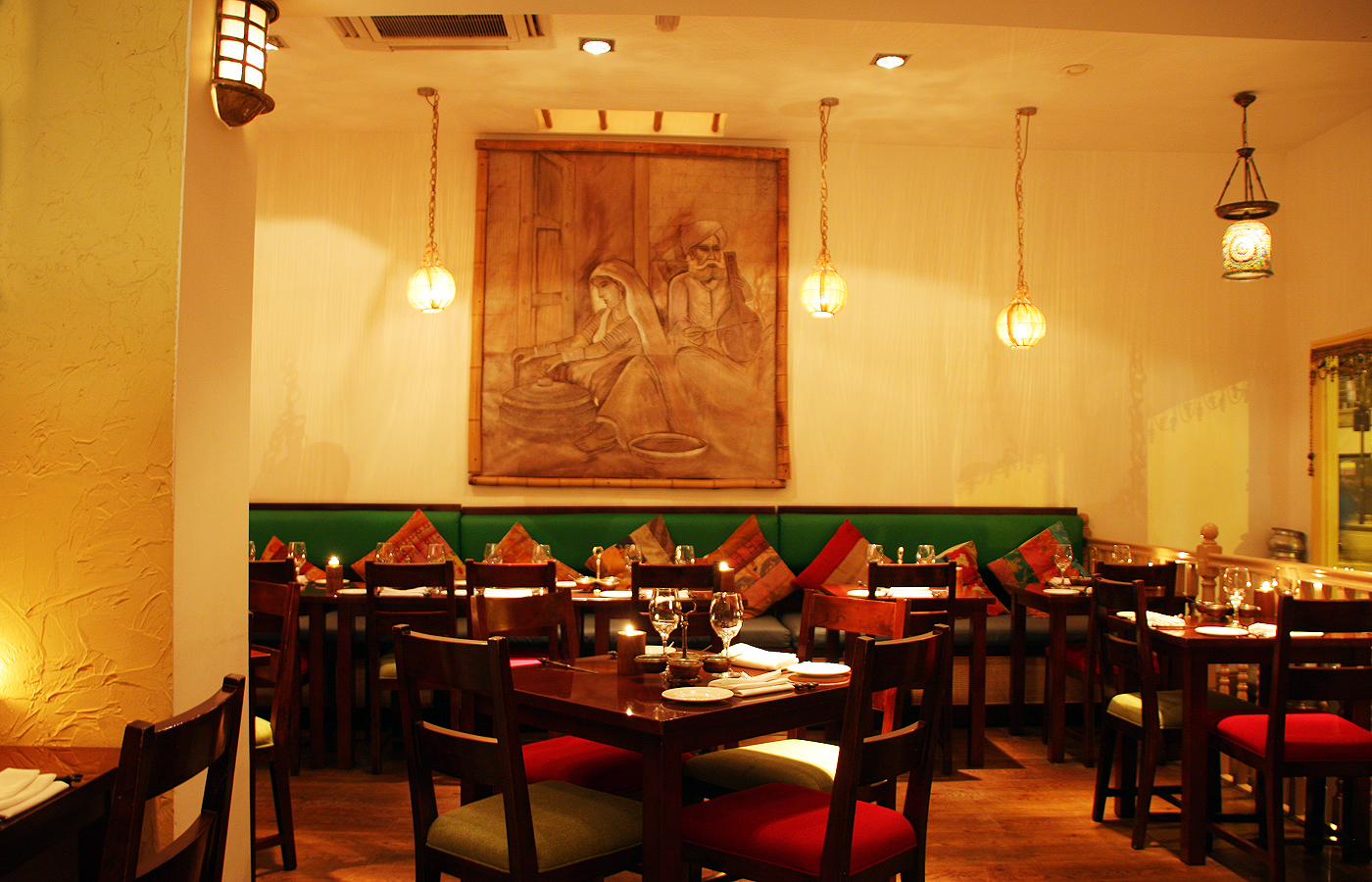 Traditional Indian Dining Hall Potli