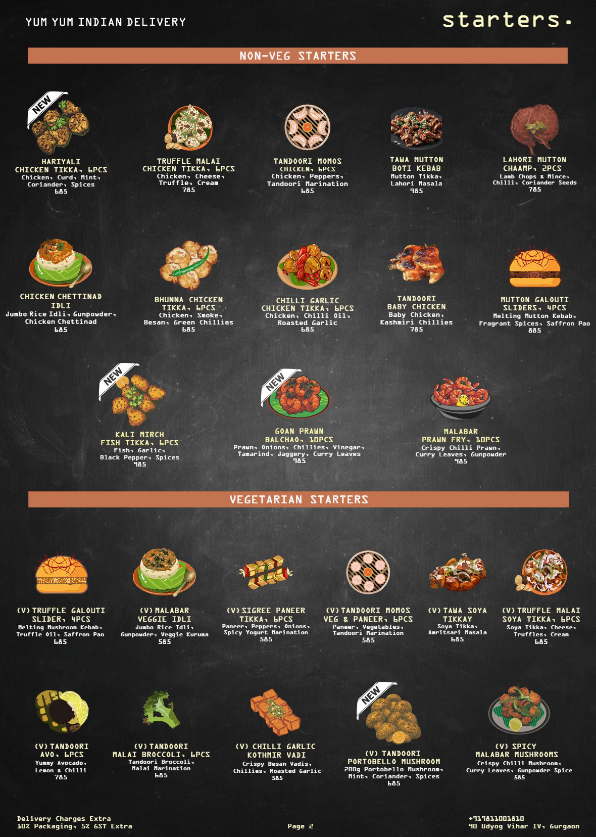 Pot Pot Menu