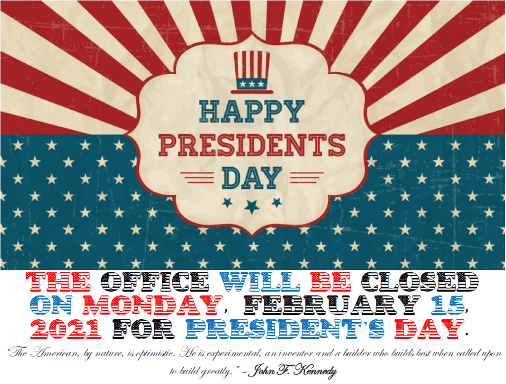 presidents day 2023 post office Office Closed for Presidents Day 2/15/21 PHA
