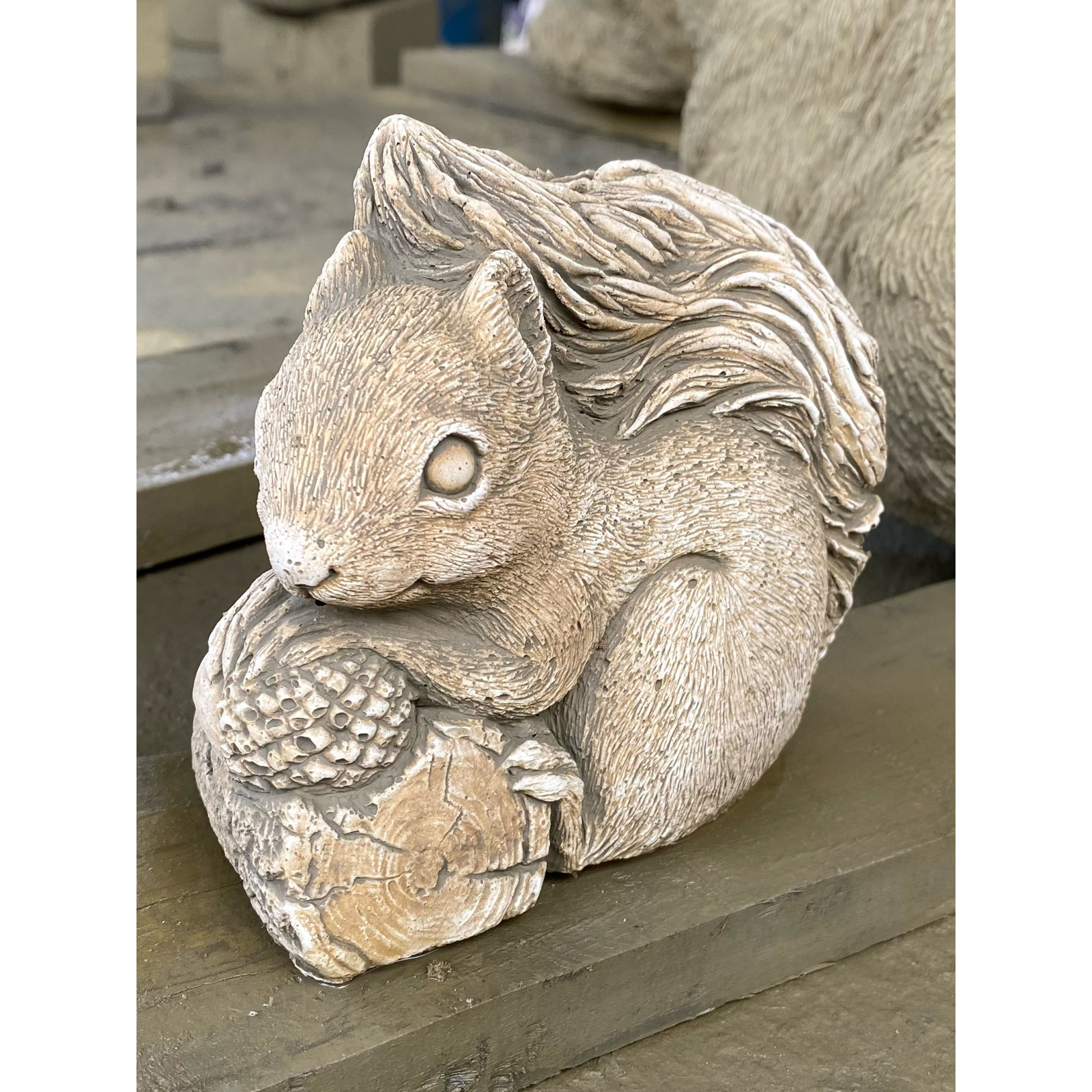 Squirrel Concrete Animal Statue 0124 Pots n Pots