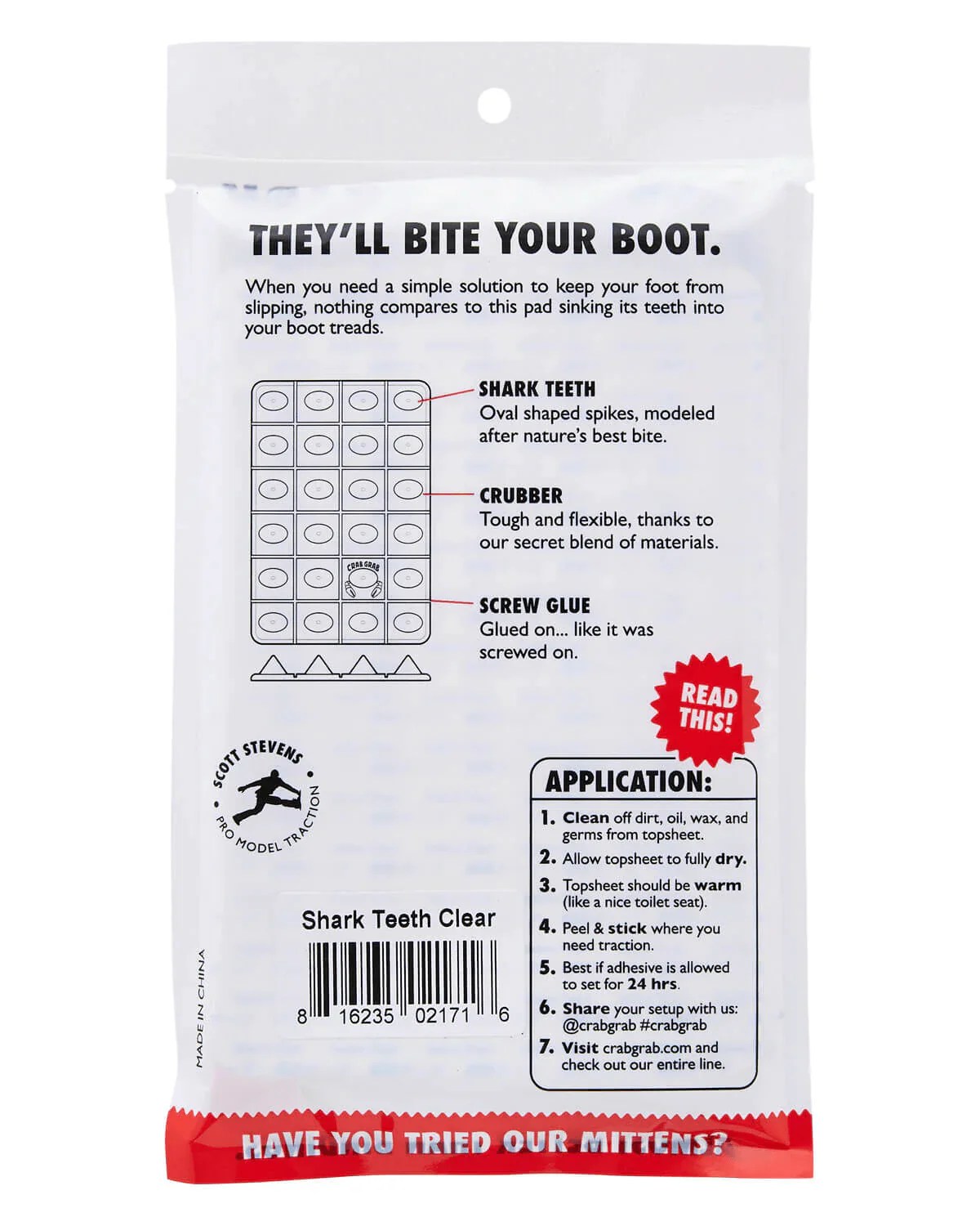 CRAB GRAB Shark Teeth Stomp Pad (2024) POTTER BROTHERS