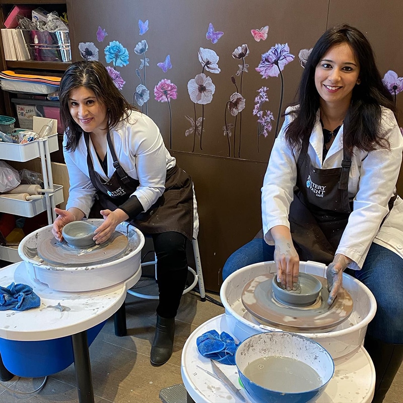 Pottery Wheels & Clay Pottery N Paint Cafe