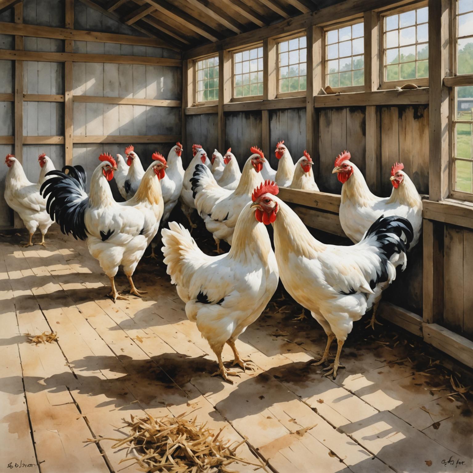 The Hidden Dangers of Keeping Chickens Indoors What You Need to Know(09)