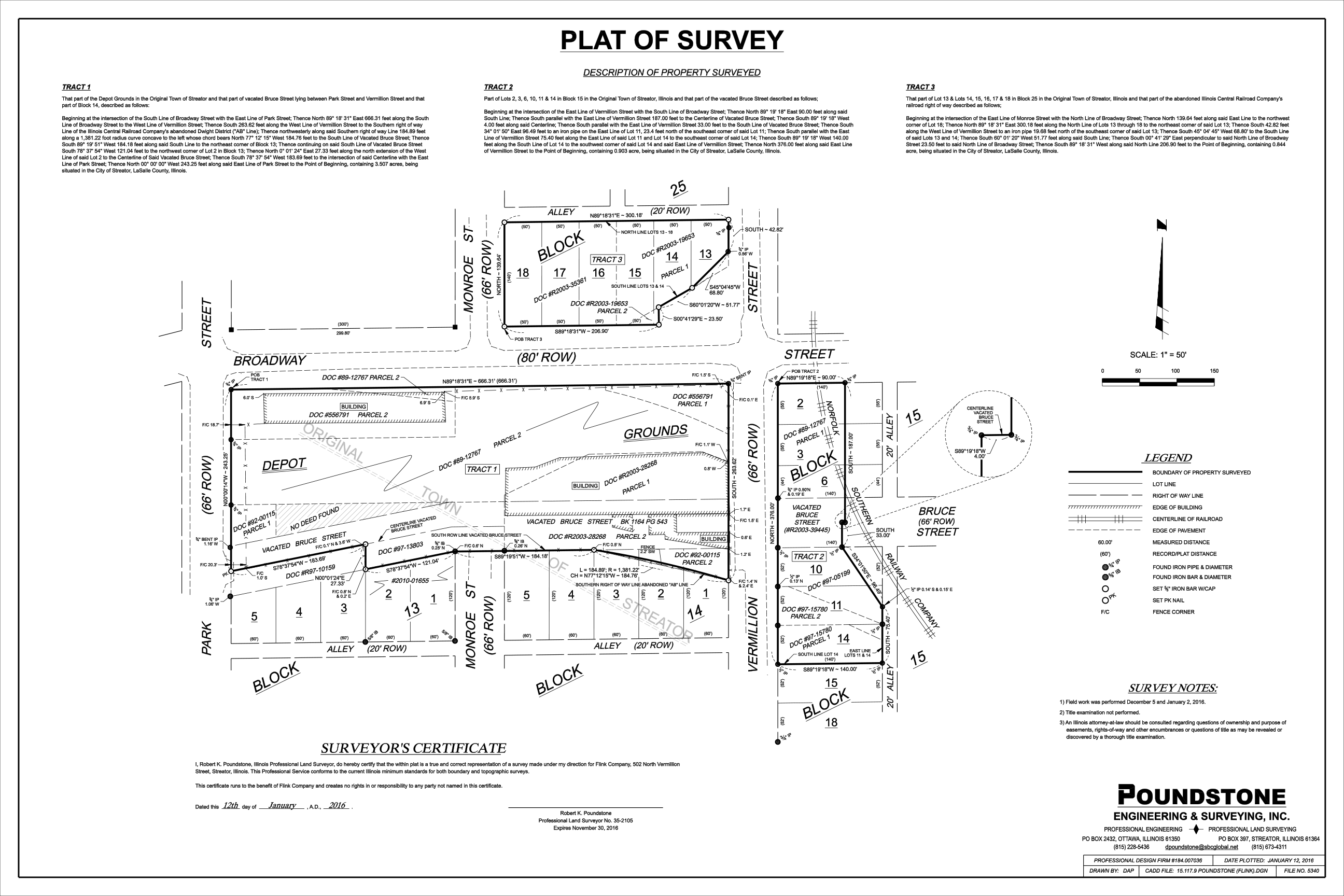  Poundstone Engineering & Surveying, Inc. Civil Engineering and Land