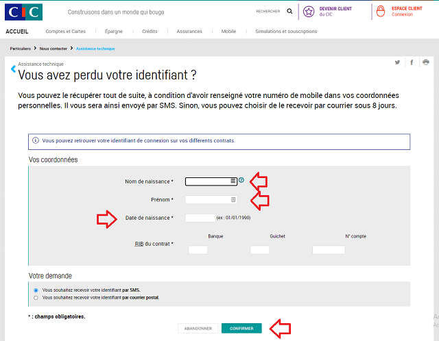 Espace client CIC Filbanque : accéder à mon compte en.