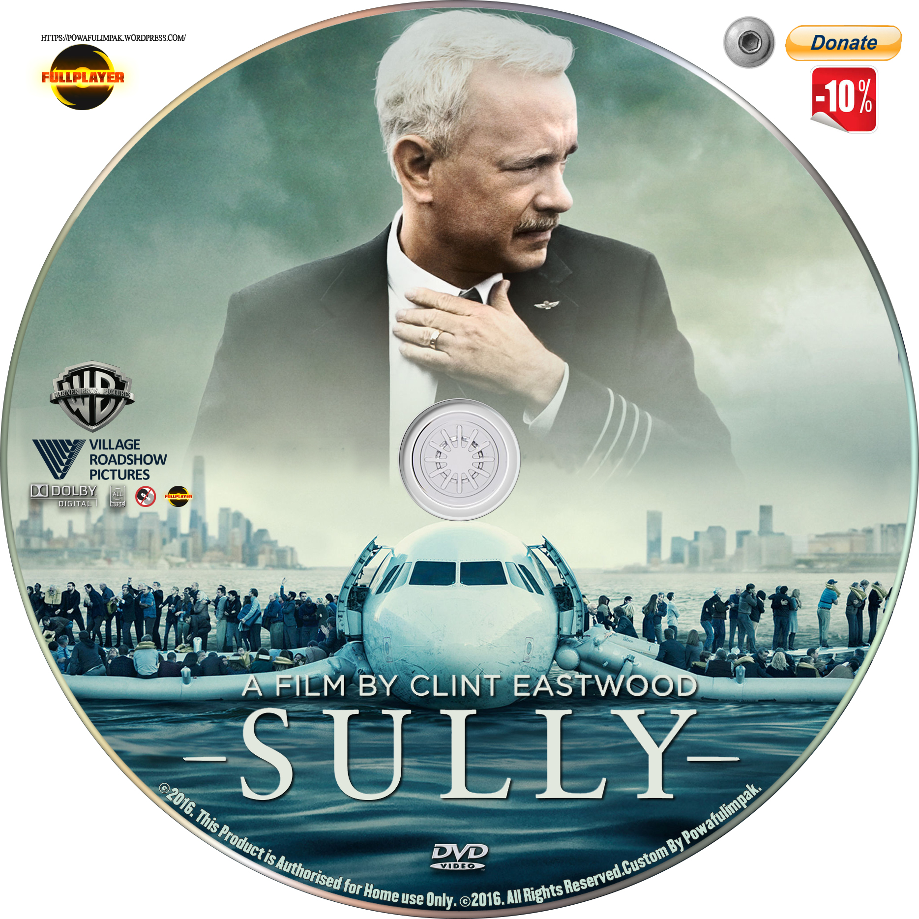 Sully (2016) Label DVD