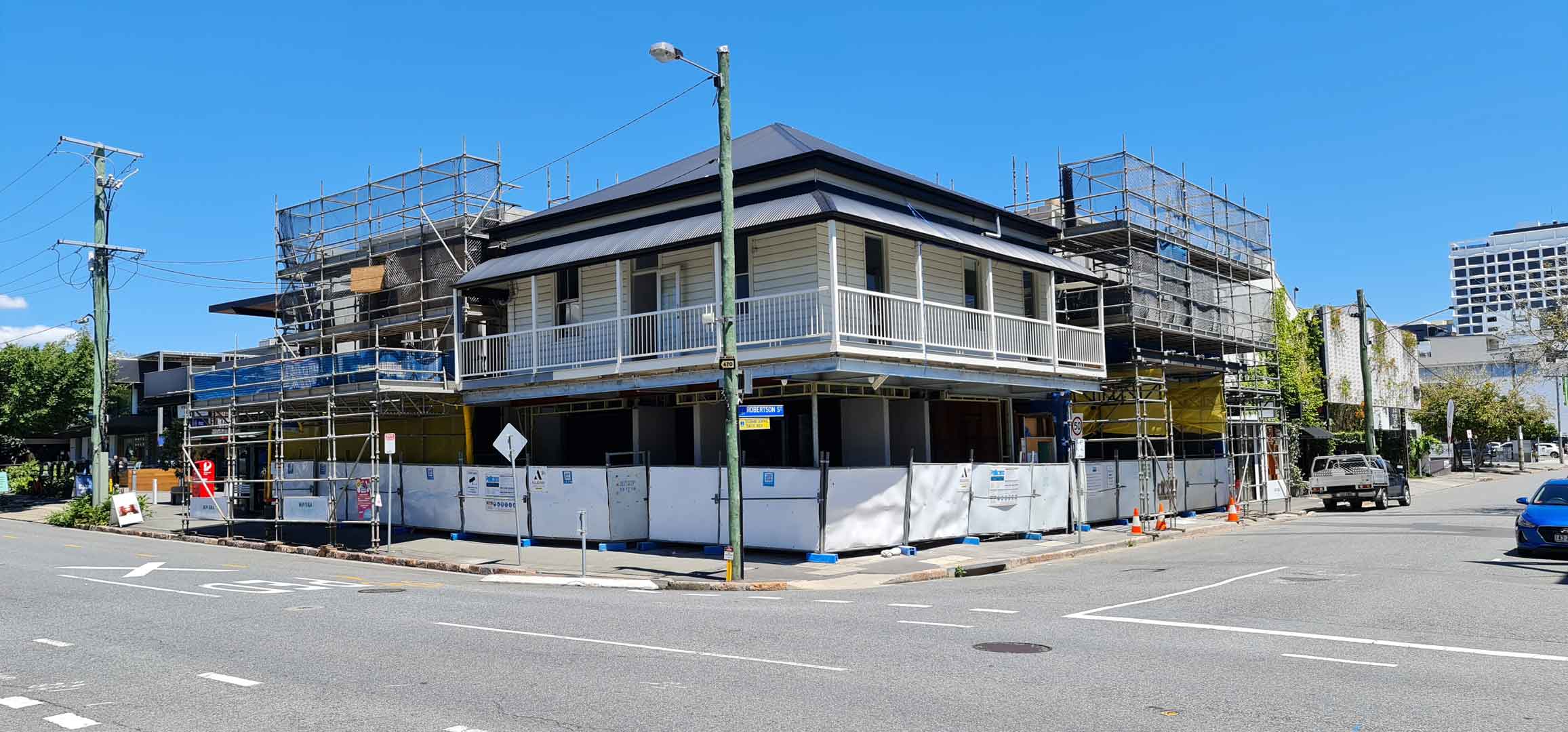 Construction in Progress James Street, Fortitude Valley POWE Architects