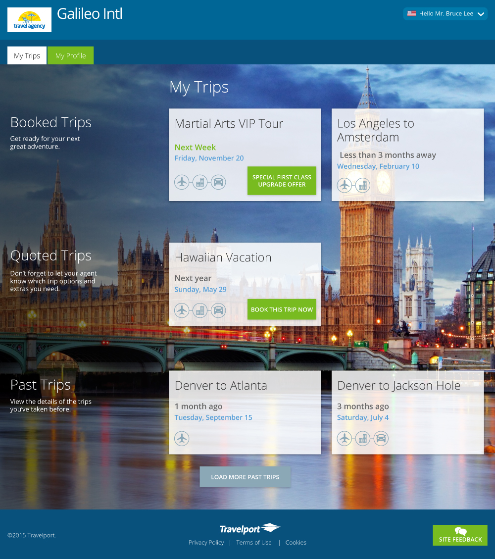 Travelport ViewTrip (Next Gen) MultiPlatform Design • Powell Designs