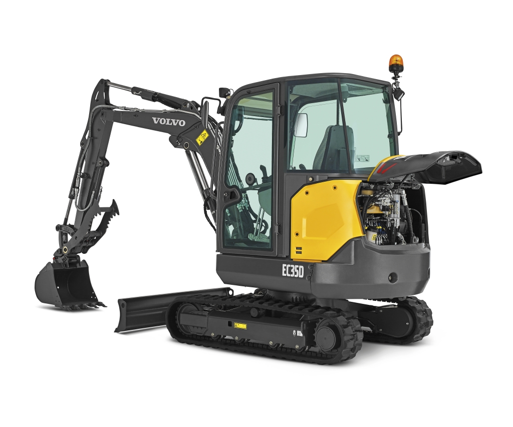 Volvo EC35D Compact Excavator Volvo Mini Excavator PECO