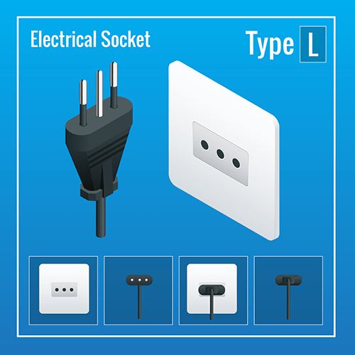 Cuba power plug adapter type Power Plug Socket Adapter