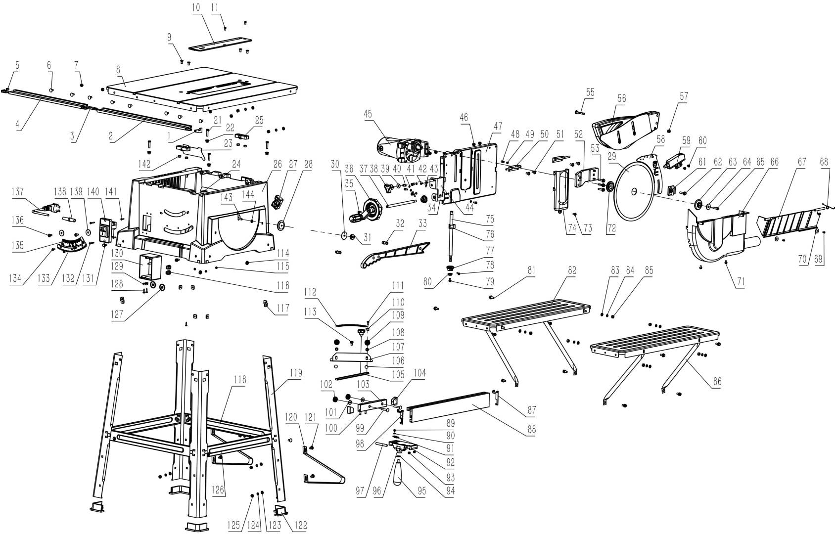 HS110 Bordrundsav – scheppach – Power Tool Danmark A/S