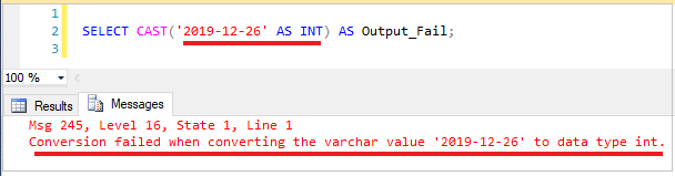 sql cast