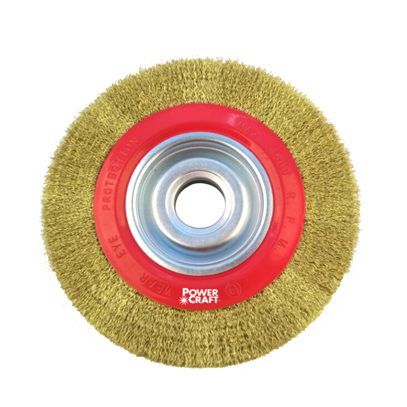 POWERCRAFT CIRCULAR WIRE BRUSHES CRIMPED WIRE Powercraft