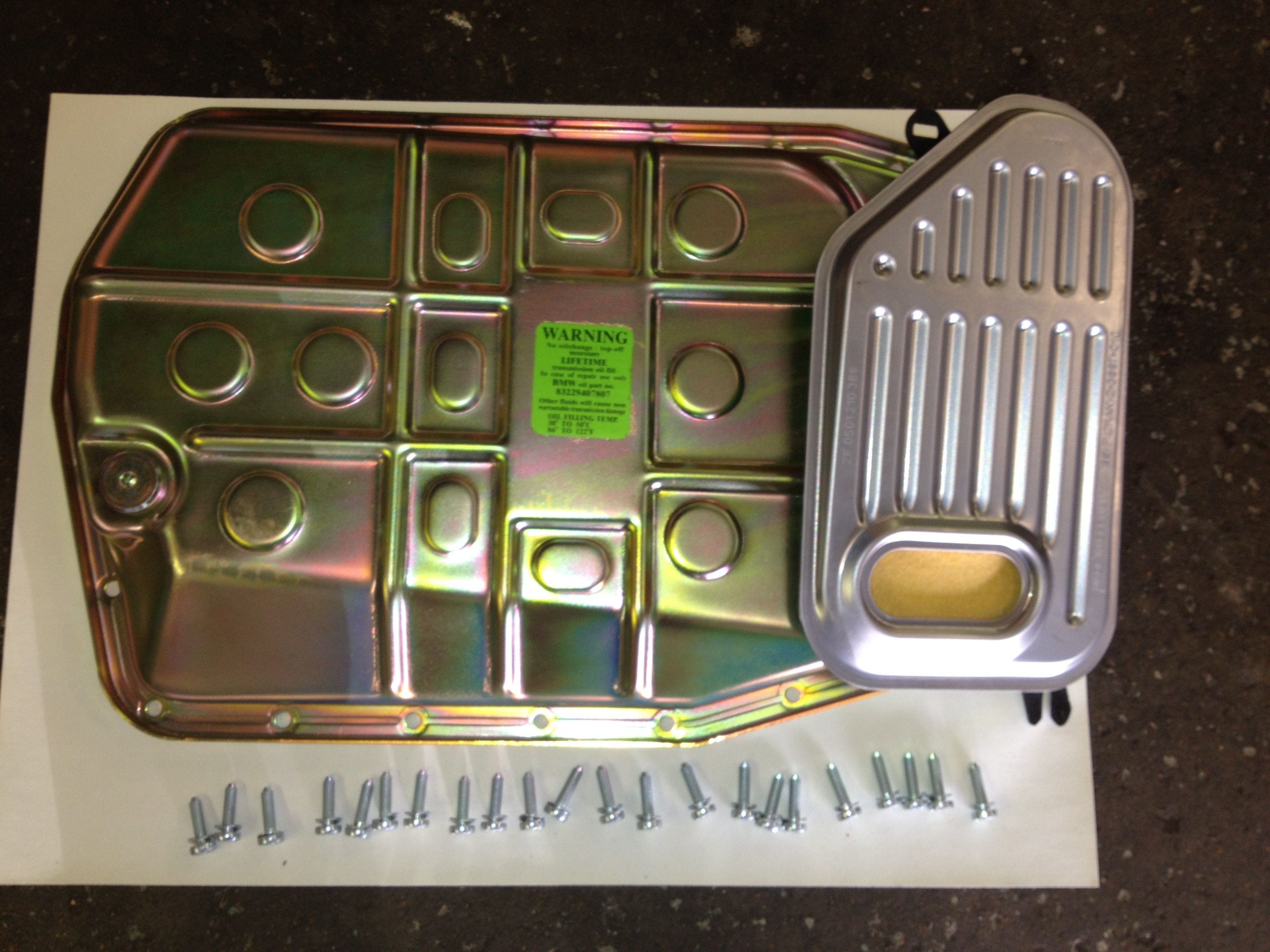 BMW E46 Automatic transmission fluid change ATF Power Developments