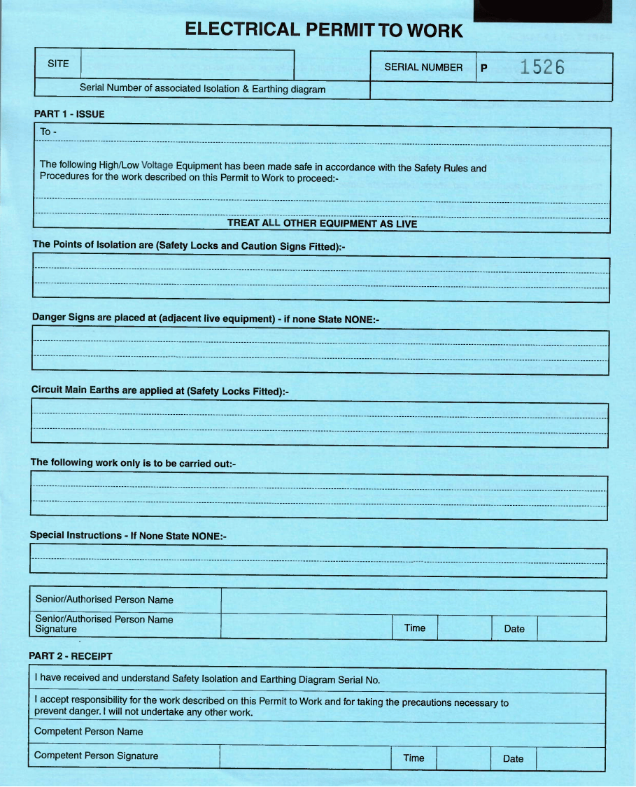 Safety Documents Electrical Power Distribution Q&As