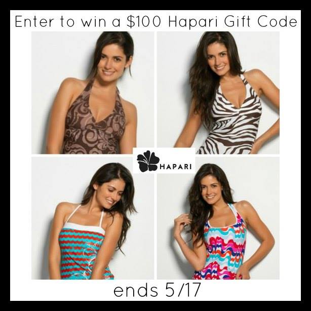 100 Gift Code Hapari Swimwear Giveaway Powered By Mom