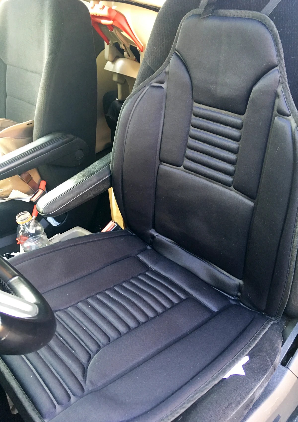 SOJOY Heated Car Seat Cushions Review by Powered By Mom