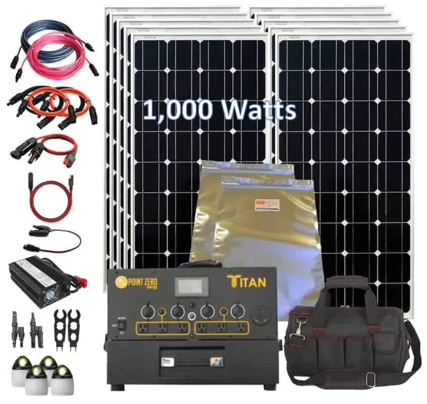 Titan 1000 Rigid Kit Complete Power Kit Charges in 2hrs