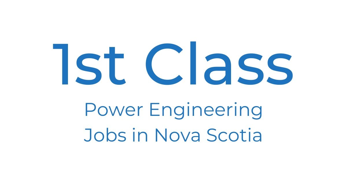 Power Engineering Jobs Nova Scotia Power Engineering 101