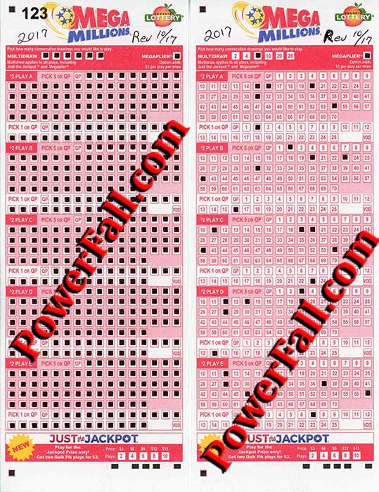 The Lottery Picker™ 2018 Printing Powerball & Mega Millions PlaySlips CONFIRMED