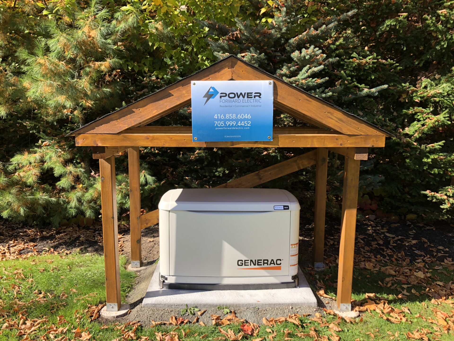 Haliburton Generator Installation Sales Power Forward Electric