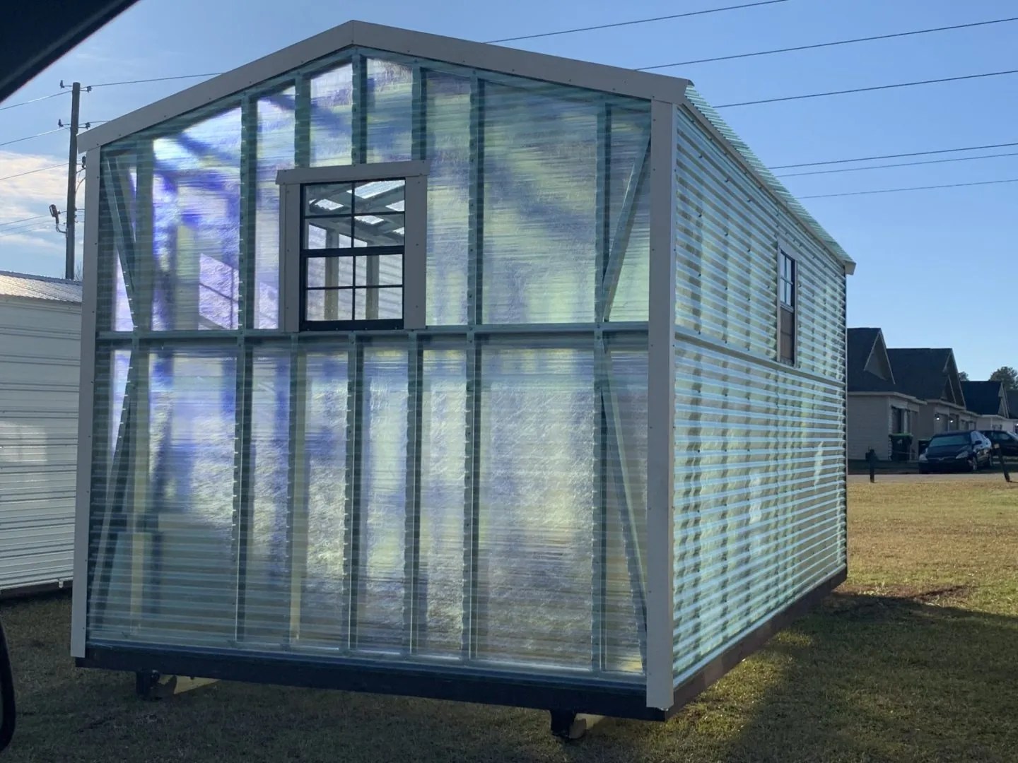 HandiHouse 10X20 8′ SIDEWALL Custom Greenhouse PowerHouse Outdoor