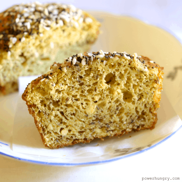 Chickpea Flour Soda Bread {vegan+grainfree+glutenfree} power hungry