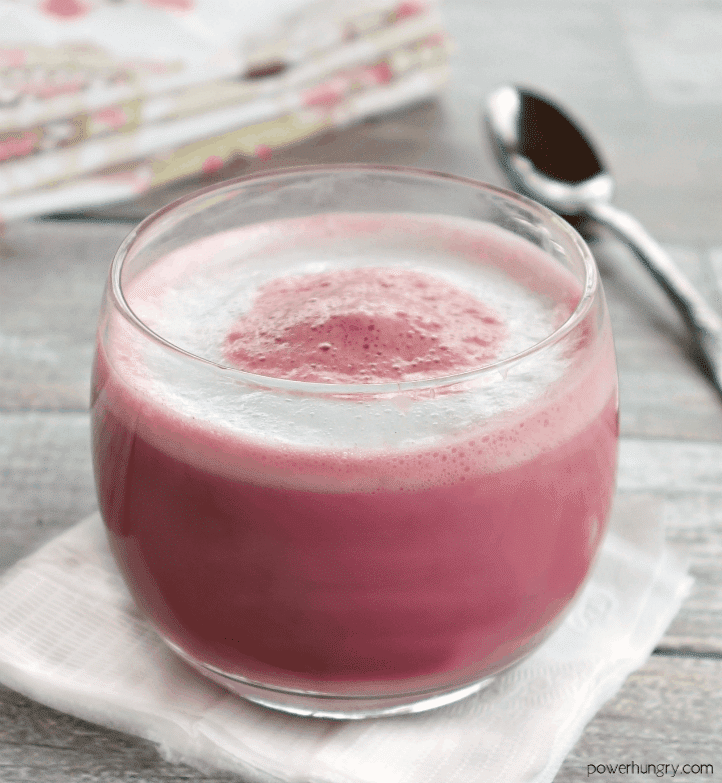 Pink Power Latte (beet powder)Vegan & Paleo power hungry