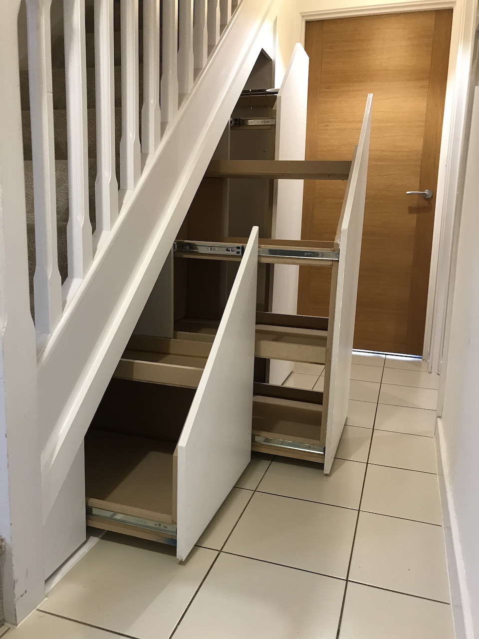 Under Stair Storage Solutions Power Interiors Dorset & Devon South UK
