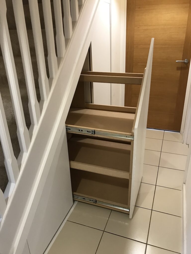 Under Stair Storage Solutions Power Interiors Dorset & Devon South UK