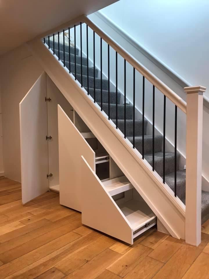 Under Stair Storage Solutions Power Interiors Dorset & Devon South UK