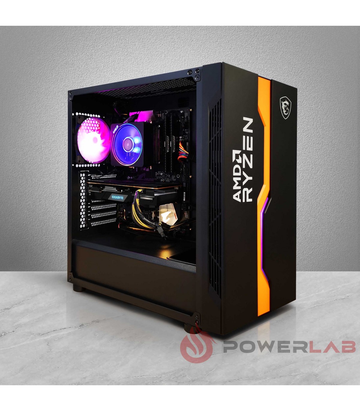 PC GAMER RYZEN Powered by AMD PC Gaming sur PowerLab.fr