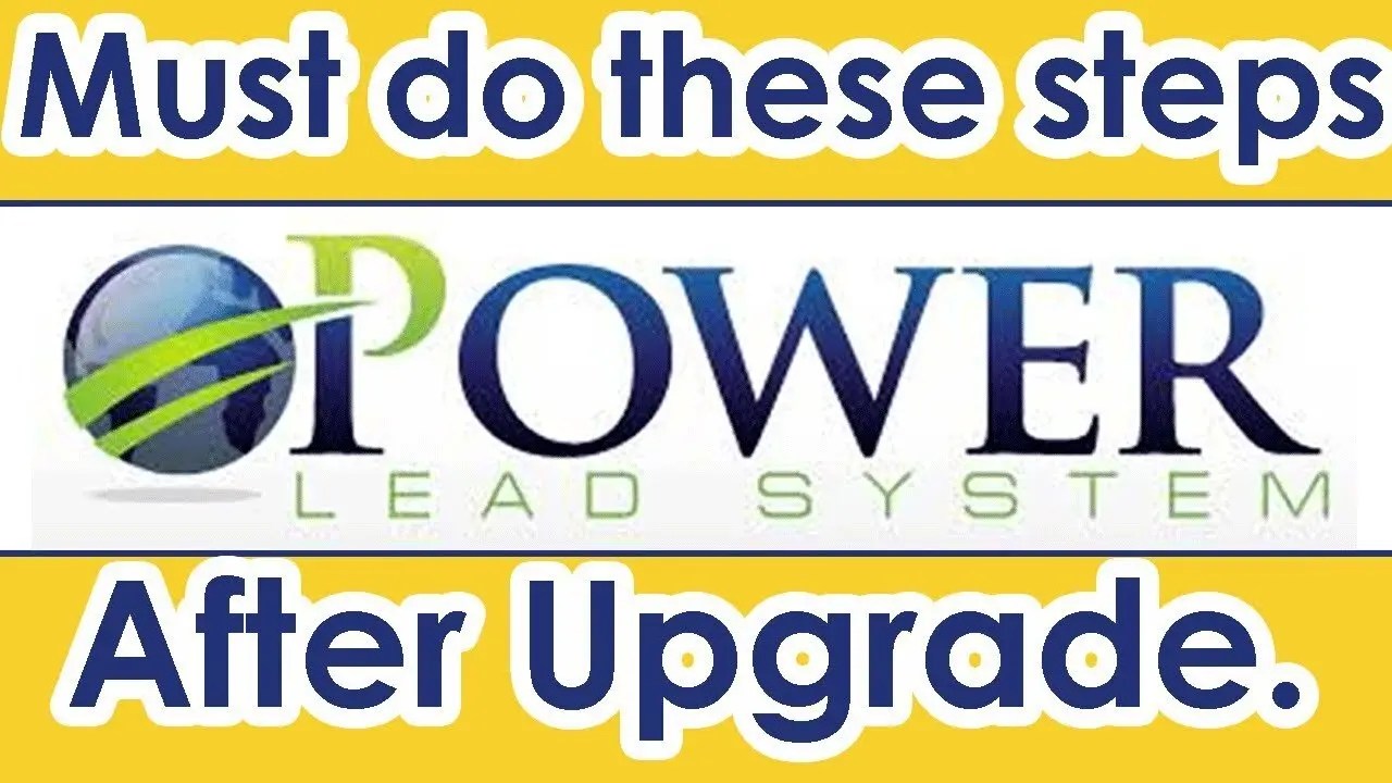 Power lead system. Must do Steps After Upgrade. Power Lead Systems