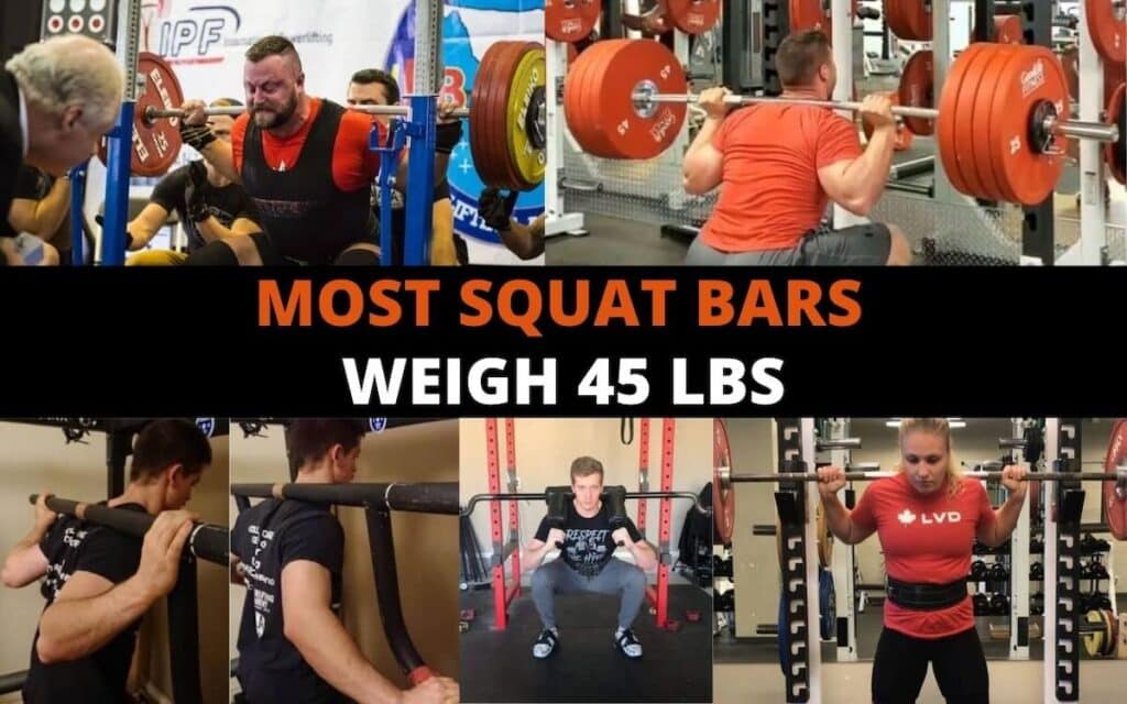 How Much Does A Squat Bar Weigh? 7 Types Explained