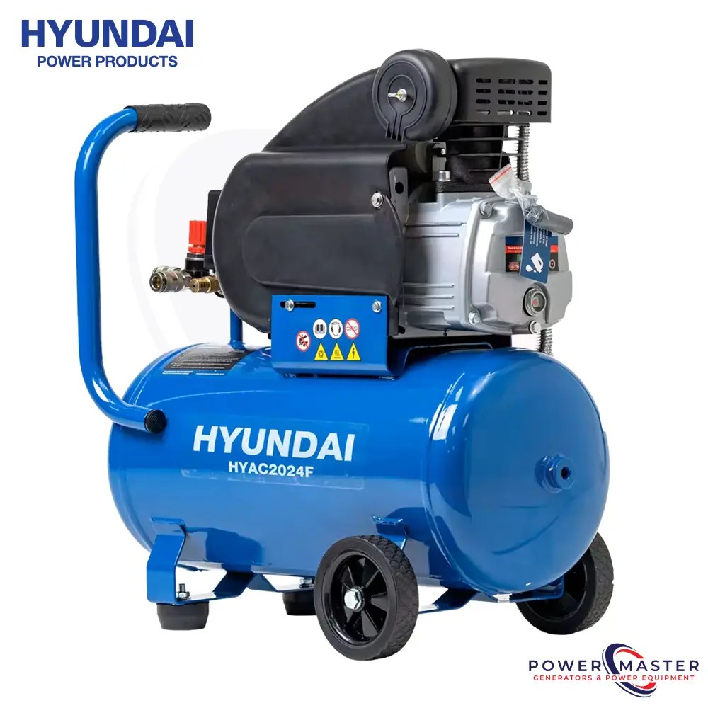 2HP Hyundai HYAC2024F Piston Compressor Power Master Generators