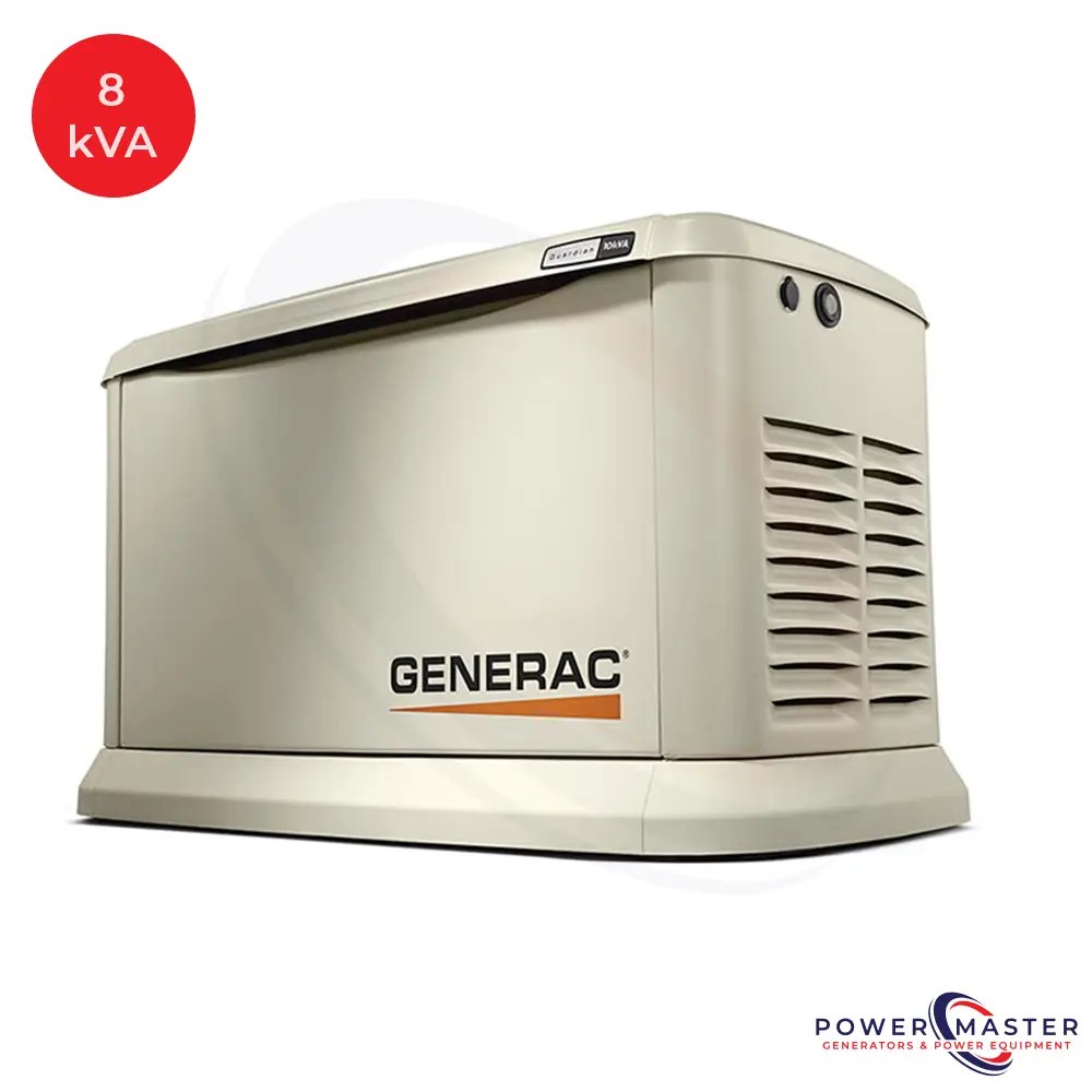 Generac 8kVA Gas Standby Generator Power Master Generators