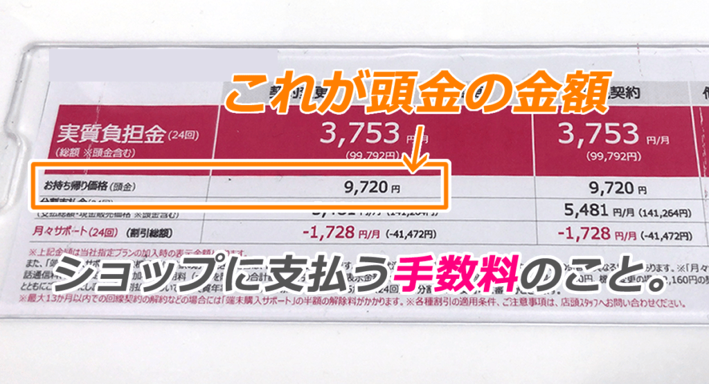 Auショップ 販売手数料