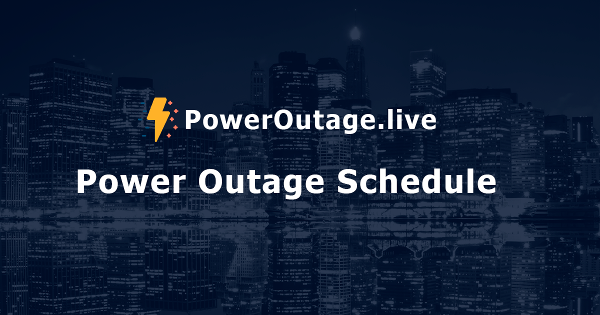 Anchorage Power Outage Schedule