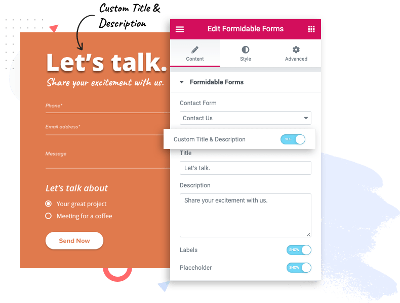 Elementor Formidable Forms Widget PowerPack Addons for Elementor